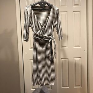 Faux Wrap Maternity And Nursing Dress
